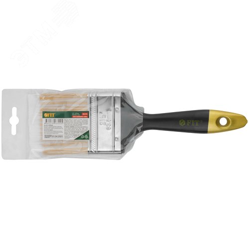 Кисть флейцевая Лайн искусственная щетина пласти - фото 3