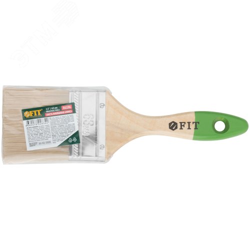 Кисть смесовая щетина ( натур.+искусств), дерев. Ручка 2,5 (63мм) - фото 3