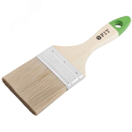 Кисть смесовая щетина (натуральная+искусственная) с деревянной ручкой 3 (75мм) - фото 2