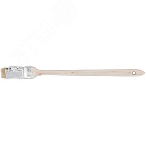 Кисть радиаторная, натуральная светлая щетина, деревянная ручка 1.5'' (38 мм) 1214 FIT - 3