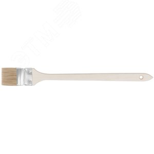 Кисть радиаторная, натуральная светлая щетина, деревянная ручка 2'' (50 мм) 1215 FIT - 2