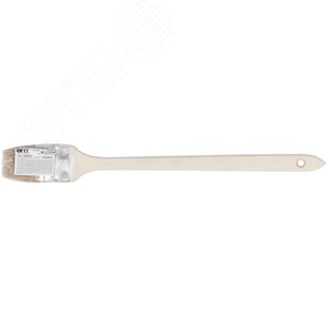 Кисть радиаторная, натуральная светлая щетина, деревянная ручка 2'' (50 мм) - фото 3