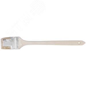 Кисть радиаторная, натуральная светлая щетина, деревянная ручка 2.5'' (63 мм) - фото 3