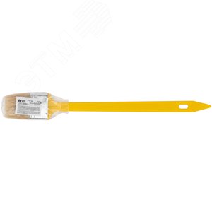 Кисть радиаторная, натуральная светлая щетина, желтая пластиковая ручка 2'' (50 мм) 1220 FIT - 3