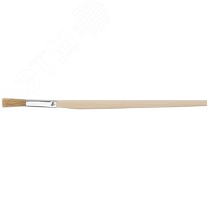 Кисть узкая, натуральная светлая щетина, деревянная ручка 10 мм 1244 FIT
