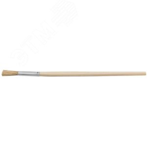 Кисть узкая, натуральная светлая щетина, деревянная ручка 10 мм 1244 FIT - 4