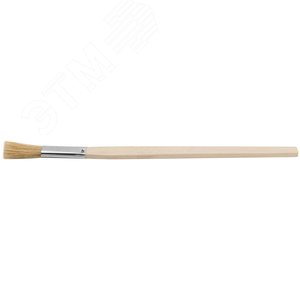 Кисть узкая, натуральная светлая щетина, деревянная ручка 15 мм 1245 FIT - 4