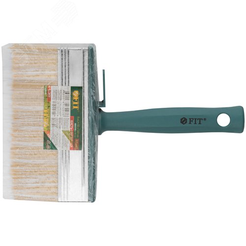 Макловица, искусственная светлая щетина, пластиковый корпус, полая ручка, ''мини'' 50x150 мм - фото 3