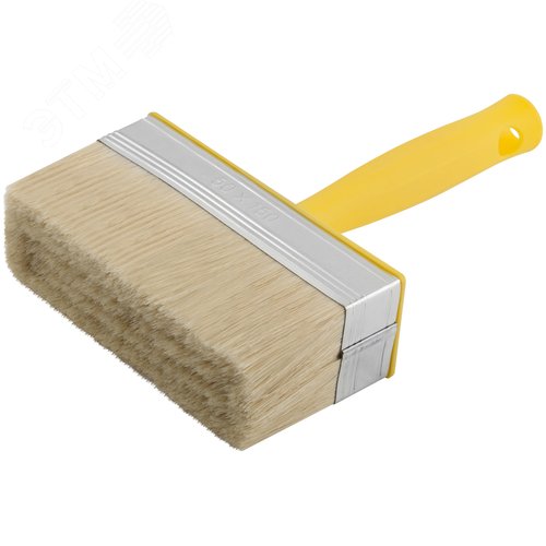 Макловица, натур.светлая щетина, пластиковый корпус, полая ручка, ''мини'' 50x150 мм - фото 2