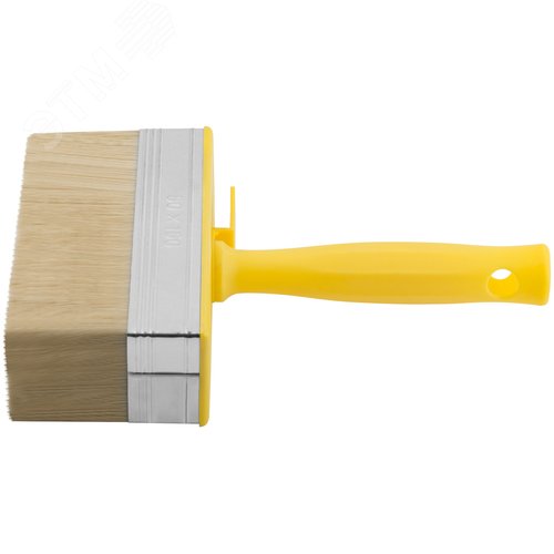 Макловица, натур.светлая щетина, пластиковый корпус, полая ручка, ''мини'' 50x150 мм - фото 4