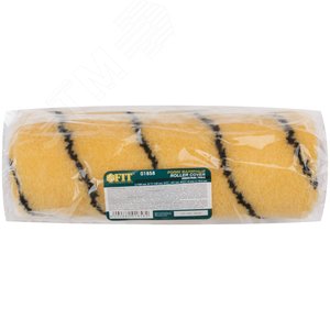 Ролик полиакриловый, бежевый с черной полоской, диаметр 40/61 мм, ворс 10.4 мм, 180 мм - фото 3