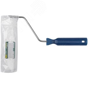 Валик велюровый, диаметр 40/48 мм, бюгель 6 мм, ворс 4 мм, белый, 180 мм - фото 3