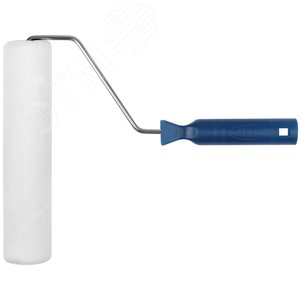 Валик велюровый, диаметр 40/48 мм, бюгель 6 мм, ворс 4 мм, белый, 230 мм - фото 1