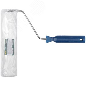 Валик велюровый, диаметр 40/48 мм, бюгель 6 мм, ворс 4 мм, белый, 230 мм - фото 3