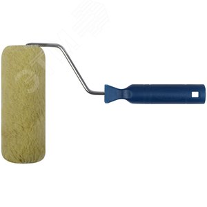 Валик полиакриловый нитяной, диаметр 40/76 мм, ворс 18 мм, бюгель 6 мм, зеленый, 150 мм - фото 1
