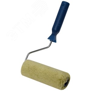 Валик полиакриловый нитяной, диаметр 40/76 мм, ворс 18 мм, бюгель 6 мм, зеленый, 150 мм - фото 2