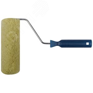 Валик полиакриловый нитяной, диаметр 40/76 мм, ворс 18 мм, бюгель 6 мм, зеленый, 180 мм - фото 1