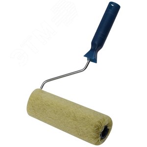 Валик полиакриловый нитяной, диаметр 40/76 мм, ворс 18 мм, бюгель 6 мм, зеленый, 180 мм - фото 2