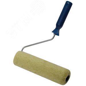 Валик полиакриловый нитяной, диаметр 40/76 мм, ворс 18 мм, бюгель 6 мм, зеленый, 230 мм - фото 2