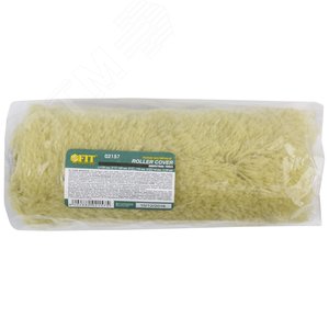 Ролик полиакриловый нитяной, диаметр 40/76 мм, ворс 18 мм, бюгель 6 мм, зеленый, 150 мм - фото 3