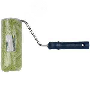 Валик полиакриловый нитяной зеленый Профи, бюгель 8 мм, диаметр 47/83 мм, ворс 18 мм, 180 мм - фото 3