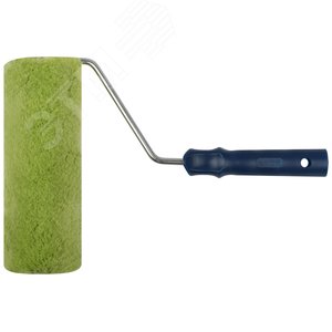 Валик полиакриловый нитяной зеленый Профи, бюгель 8 мм, диаметр 47/83 мм, ворс 18 мм, 230 мм - фото 1