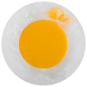 Валик полиакриловый белый с желтой полосой - фото 5