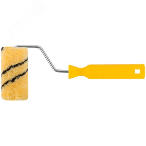 Валик полиакриловый бежевый с черной полосой - фото 1