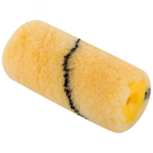 Ролик сменный полиакриловый бежевый с черной полосой - фото 2