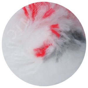 Валик полиакриловый ''мини'' Профи, белый с серыми и красными полосами, диаметр 15/35 мм, ворс 10 мм, дл.ручки 400 мм, 100 мм - фото 4