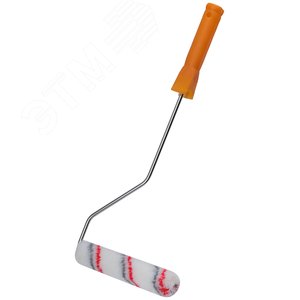 Валик полиакриловый ''мини'' Профи, белый с серой и красной полосками, диаметр 15/35 мм, ворс 10 мм, 150 мм - фото 2