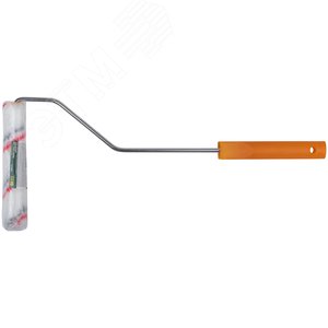 Валик полиакриловый ''мини'' Профи, белый с серой и красной полосками, диаметр 15/35 мм, ворс 10 мм, 150 мм - фото 3