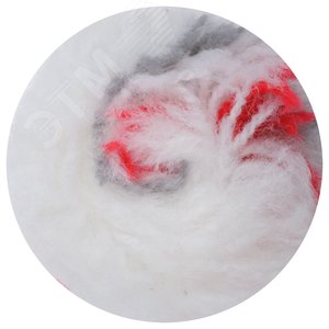 Валик полиакриловый ''мини'' Профи, белый с серой и красной полосками, диаметр 15/35 мм, ворс 10 мм, 150 мм - фото 4