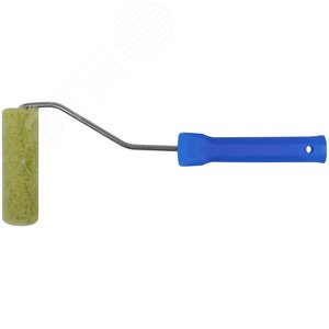 Валик полиакриловый ''мини'' зеленый, диаметр 15/35 мм, ворс 10 мм, длина ручки 400 мм, 100 мм