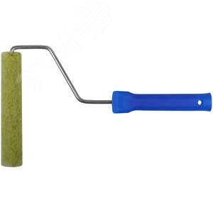 Валик полиакриловый ''мини'' зеленый, диаметр 15/35 мм, ворс 10 мм, длина ручки 400 мм, 150 мм