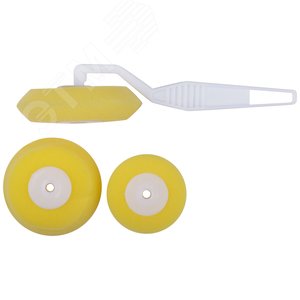 Валик поролоновый желтый угловой, набор 3 шт - фото 4