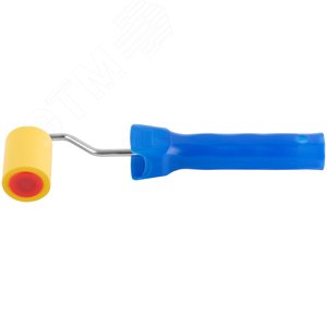 Валик прижимной для обоев резиновый, желтый 50 мм - фото 4