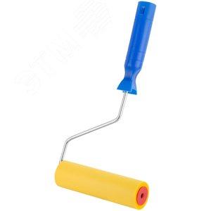 Валик прижимной для обоев резиновый, желтый 150 мм - фото 2