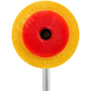 Валик прижимной для обоев резиновый, желтый 150 мм - фото 5