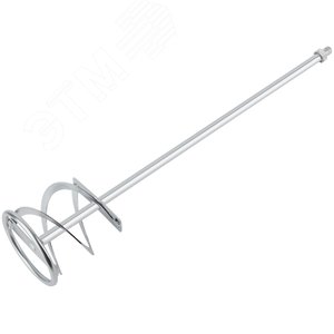 Миксер для тяжелых строительных смесей усиленный Профи, хвостовик М14, 120х590 мм - фото 2