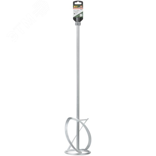 Миксер для легких строительных смесей усиленный Профи, хвостовик М14, 120х590 мм - фото 3