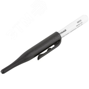 Маркер строительный перманентный, тонкий, удлиненное перо, черный - фото 3