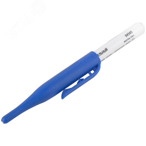 Маркер строительный двусторонний красный - фото 3