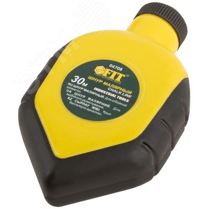 Шнур малярный отбойный, ABS пластиковый прорезиненный корпус 30 м + краска разметочная 115 гр - фото 5