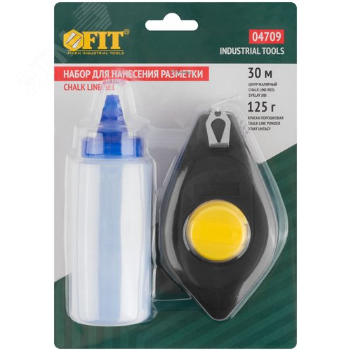 Шнур малярный отбойный ABS пластиковый корпус 30 м - фото 3