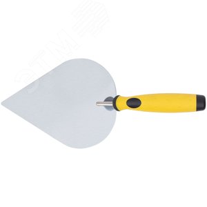 Мастерок нержавеющий, мягкая ручка, Профи, штукатура 190 мм - фото 4