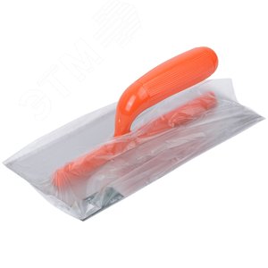 Гладилка нержавеющая с пластиковой ручкой плоская 280х130 мм - фото 3