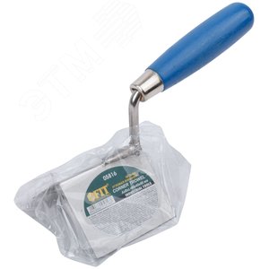 Кельма угловая нержавеющая наружная 60х60х80 мм - фото 3