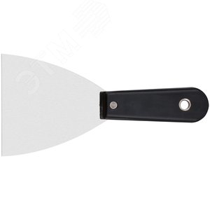 Шпатель с пластиковой ручкой полированный 4'' (100 мм) - фото 1