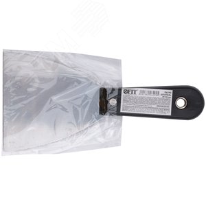 Шпатель с пластиковой ручкой полированный 4'' (100 мм) - фото 2